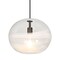 Besa Lighting Geno Cord Pendant, Vapor Clear, Black Finish, 1x60W Incandescent 1JT-GENOCL-BK - alternate 1